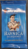 2019 Wizard of the Coast WOTC Magic The Gathering Ravnica Allegiance Trading Card Pack Art Set Front