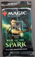 2019 Wizard of the Coast WOTC Magic The Gathering War of The Spark Trading Card Pack Art Set Front