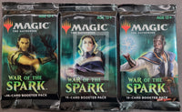 2019 Wizard of the Coast WOTC Magic The Gathering War of The Spark Trading Card Pack Art Set Front