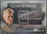 2020-Rittenhouse-Archives-Game-of-Thrones-GOT-The-Complete-Autograph-Trading-Card-Valyrian-Steel-Anya-Waynwood-as-Paola-Dionisotti-Back