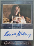 2020 Rittenhouse Archives Game of Thrones GOT The Complete Autograph Trading Card Blue Bordered Roxanne McKee as Doreah Front