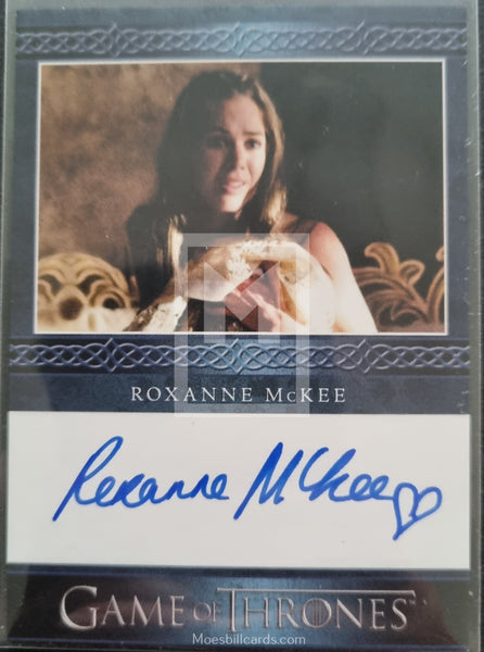 2020 Rittenhouse Archives Game of Thrones GOT The Complete Autograph Trading Card Blue Bordered Roxanne McKee as Doreah Front