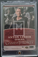 2020 Rittenhouse Archives Game of Thrones GOT The Complete Autograph Trading Card Inscription Anton Lesser as Qyburn Back