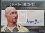 2020 Rittenhouse Archives Game of Thrones GOT The Complete Autograph Trading Card Valyrian Steel Dan Hildebrand as Kaznys Mo Laknoz Front