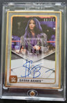 2020 Topps WWE Transcendent Sasha Banks Autograph Trading Card A-SB Front