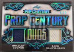   2021 Leaf Pop Century Memorabilia Trading Card Prop Century Duos The Hangover PCD-21 Bradley Cooper Zach Galifianakis 9/30 Front