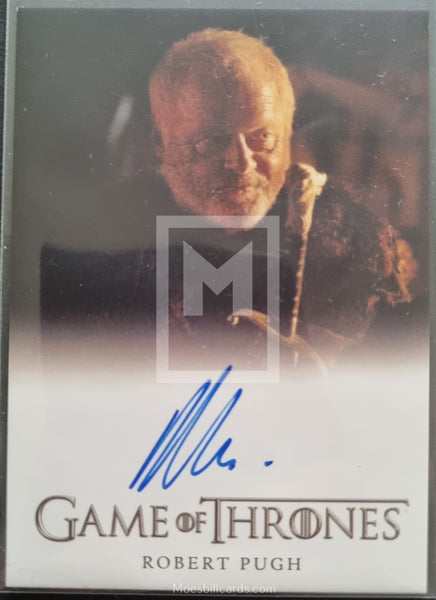 2021 Rittenhouse Archives Game of Thrones GOT Iron Anniversary Series 2 Autograph Trading Card Full Bleed Robert Pugh as Craster Front