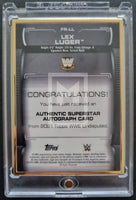 2021 Topps WWE Wrestling Undisputed Autograph Trading Card FR-LL Lex Luger Gold Frame Back
