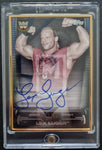 2021 Topps WWE Wrestling Undisputed Autograph Trading Card FR-LL Lex Luger Gold Frame Front
