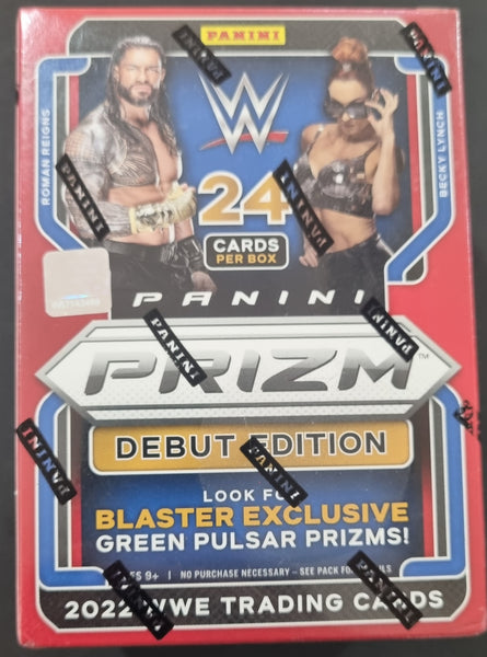 2022-Panini-Prizm-WWE-Wrestling-Trading-Card-Blaster-Box-Front