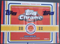 2022-Topps-Chrome-All-American-Basketball-Blaster-Box-Front