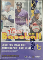 2022-Topps-MLB-Baseball-Heritage-High-Number-Trading-Card-Blaster-Box-Front