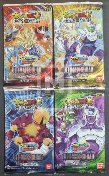 2022 Bandai Dragonball Super TCG Card Game DBS-B17 Unison Warrior Series Boost Ultimate Squad Booster Pack Front