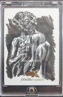 2022 CZX Middle-Earth Artist Sketch Trading Card Smeagul Gollum Matt Gomes Front