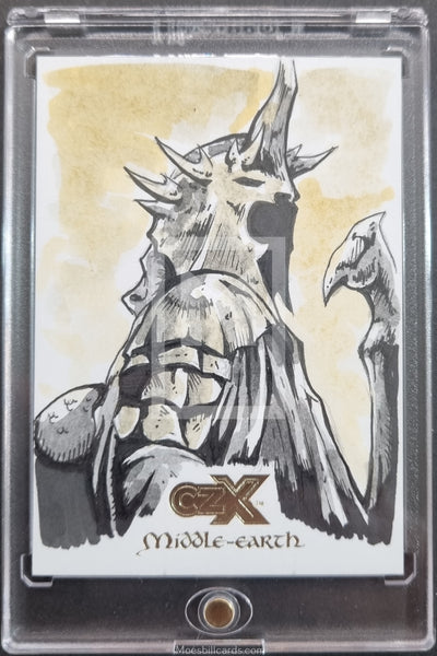 2022 CZX Middle-Earth Artist Sketch Trading Card Witch King Front