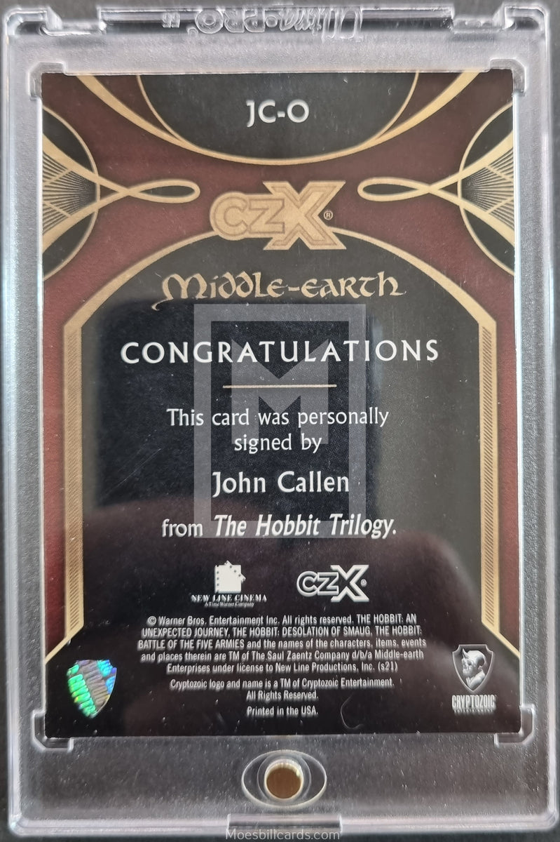2022 CZX Middle Earth Oin Autograph Card JC-O | Moesbill Trading Cards ...