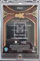 2022 CZX Middle-Earth Autograph Trading Card MH-D Mark Hadlow as Dori Dwarf Back