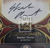 2022 CZX Middle-Earth Autograph Trading Card SH-B Stephen Hunter as Bombur Dwarf Number