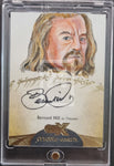 2022 CZX Middle-Earth Sketch o Graph Autograph Trading Card 1 of 1 Bernard Hill as Theoden Neil Camera Front