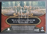 2022 Cryptozoic CZX Middle Earth Lord of the Rings Base Trading Card 19 Back