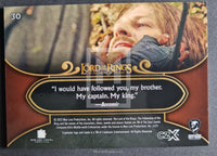 2022 Cryptozoic CZX Middle Earth Lord of the Rings Base Trading Card 30 Back