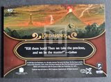 2022 Cryptozoic CZX Middle Earth Lord of the Rings Base Trading Card 40 Back