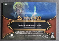 2022 Cryptozoic CZX Middle Earth Lord of the Rings Base Trading Card 44 Back