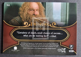 2022 Cryptozoic CZX Middle Earth Lord of the Rings Base Trading Card 46 Back