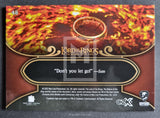 2022 Cryptozoic CZX Middle Earth Lord of the Rings Base Trading Card 48 Back