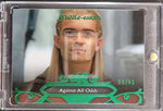 2022 Cryptozoic CZX Middle Earth Lord of the Rings Green Parallel Trading Card 46 5/45 Front