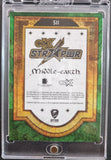   2022 Cryptozoic CZX Middle Earth Lord of the Rings Insert Trading Card CZX STR PWR Green Parallel S11 Arwen 33/85 Back