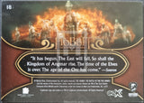 2022 Cryptozoic CZX Middle Earth Lord of the Rings Red Parallel Trading Card 18 58_125 Back