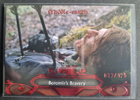 2022 Cryptozoic CZX Middle Earth Lord of the Rings Red Parallel Trading Card 30 73/125 Front