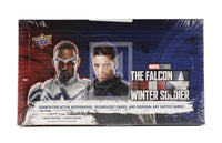 2022 Marvel Studios The Falcon and the Winter Soldier Factory Sealed Trading Card Box Front