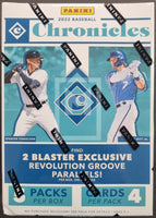 2022 Panini Chronicles Baseball 5-Pack Trading Card Blaster Box Front