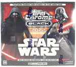 2022 Topps Star Wars Chrome Black Trading Card Hobby Box Front