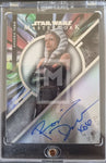 2022 Topps Star Wars Masterworks Autograph Insert Trading Card Rainbow Foil MWA-RD Rosario Dawson Front