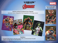 2022 Upper Deck Fleer Ultra Marvel Avengers Trading Card Hobby Sell Sheet