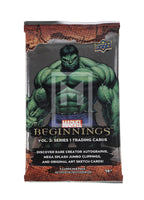 2022 Upper Deck Marvel Comics Beginnings Vol 2 Series 1 Trading Card Pack Front