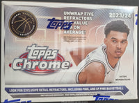 2023-24-Topps-Chrome-Basketball-Trading-Card-Blaster-Box-Back