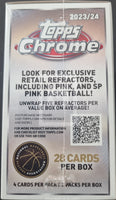 2023-24-Topps-Chrome-Basketball-Trading-Card-Blaster-Box-Side