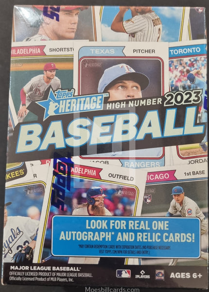 2023-Topps-MLB-Baseball-Heritage-High-Number-Trading-Card-Blaster-Box-Front