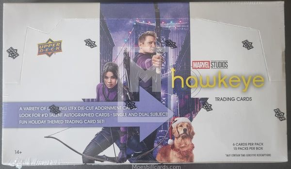 2023-Upper-Deck-Marvel-Studios-Hawkeye-Trading-Card-Hobby-Box-Front