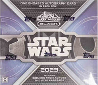 2023 Topps Star Wars Chrome Black Trading Card Hobby Box