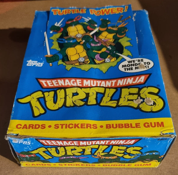 1989 Topps Teenage Mutant Ninja Turtles (TNMT): Series 1 Full Box - 48 Factory Sealed Wax Packs
