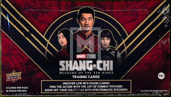 2023 Upper Deck Marvel Studios Shang Chi Trading Card Hobby Box Front