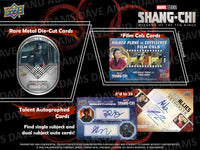 2023 Upper Deck Marvel Studios Shang Chi Trading Card Sell Sheet