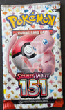 Pokémon trading card game pack featuring a character holding a Pokéball.