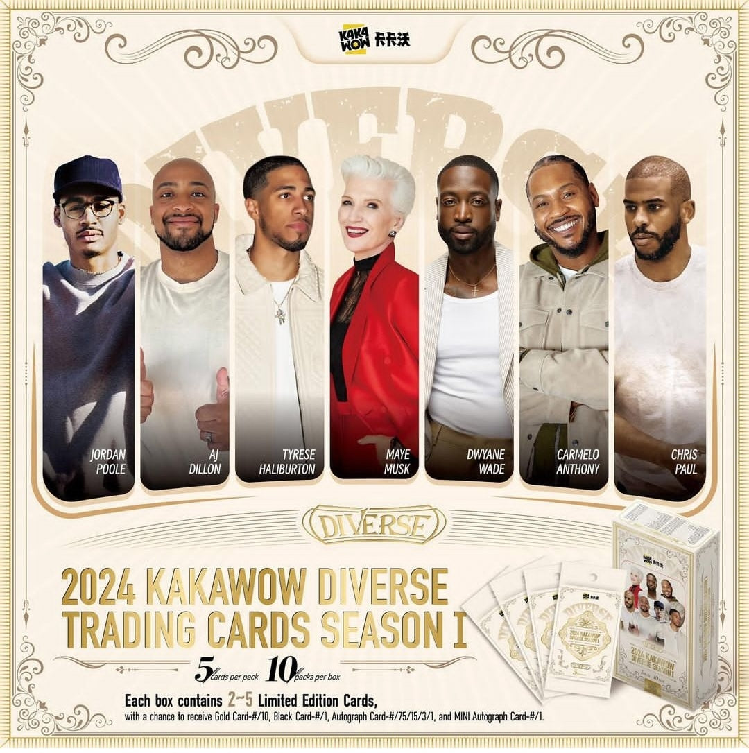 2024 Kakawow Diverse Season 1 Trading Card Box | Moesbill Trading Card ...