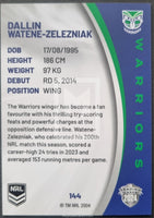 2024-TLA-NRL-ELITE-National-Sports-Collector-Convention-NSCC-Exclusive-Promo-Card-144-Dallin-Watene-Zelezniak-Auckland-Warriors-Trading-Card-Back